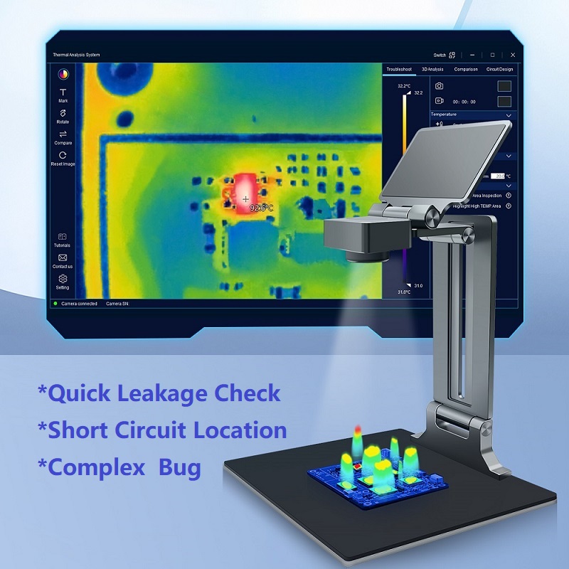 Thermal Imager Pcb Repair - Quseek 25Hz ウルトラクリアサーマルイメージャー PCB修理ツール 迅速な漏れ検査 短絡検出器