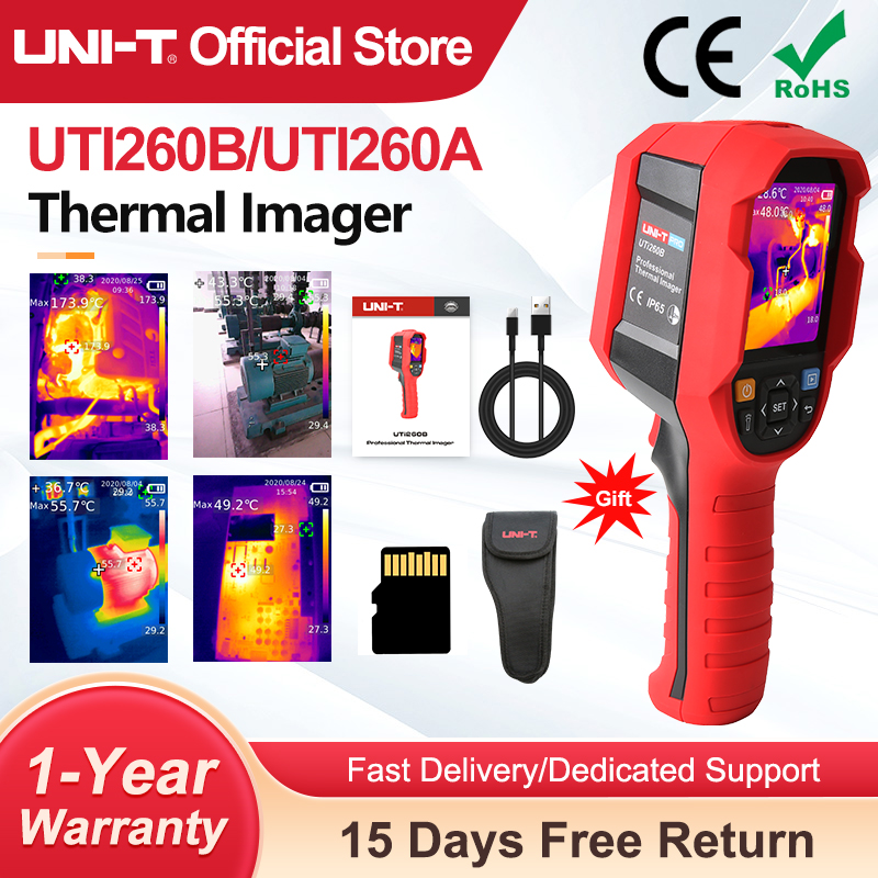 Thermal Imaging Camera 256X192 - UNI-T UTI260B UTI260A 熱画像カメラ 256X192ピクセル 熱画像装置