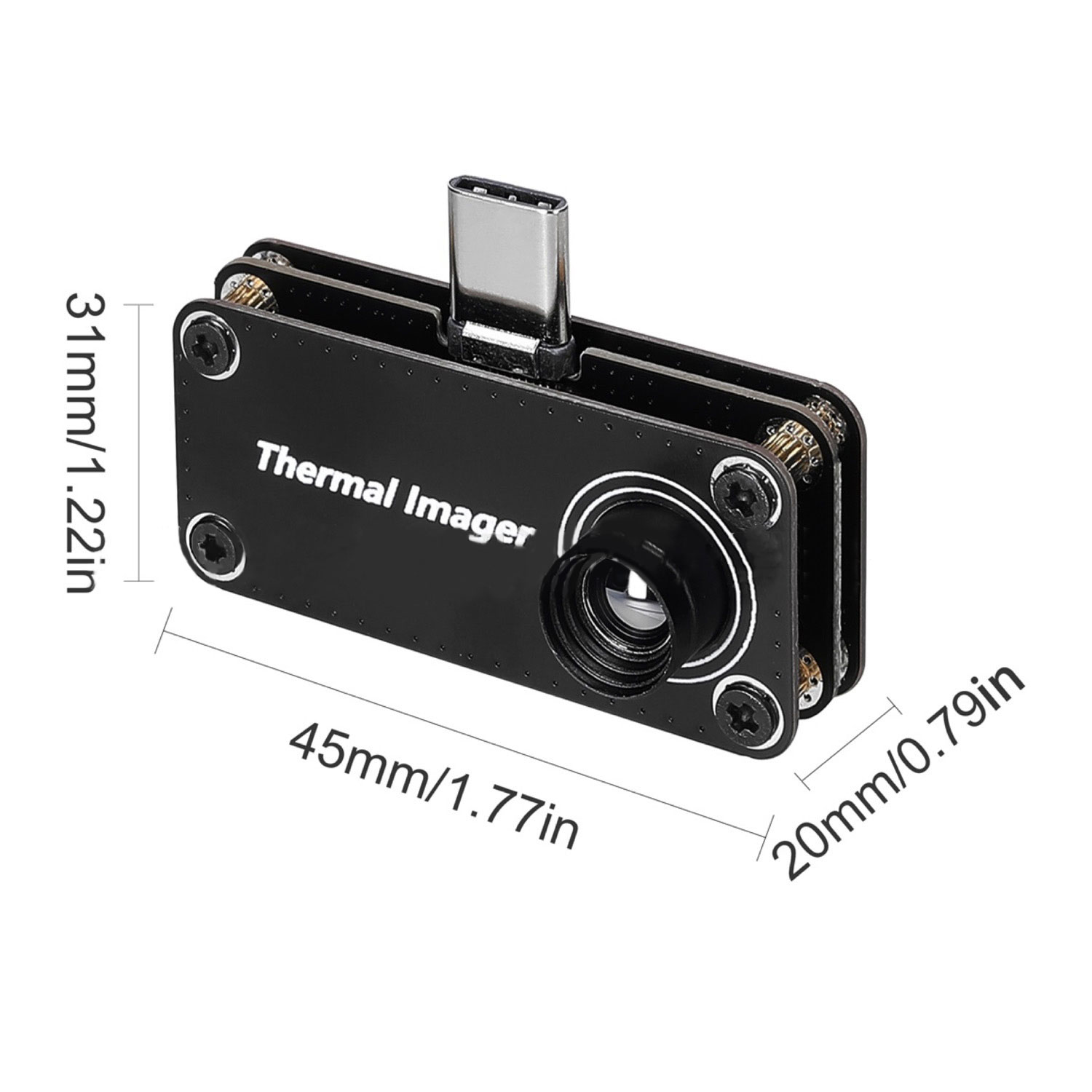 Tiop01 Thermal Camera - TIOP01 32x32 サーマルカメラ 携帯電話用サーマルイメージャー Android 8-13