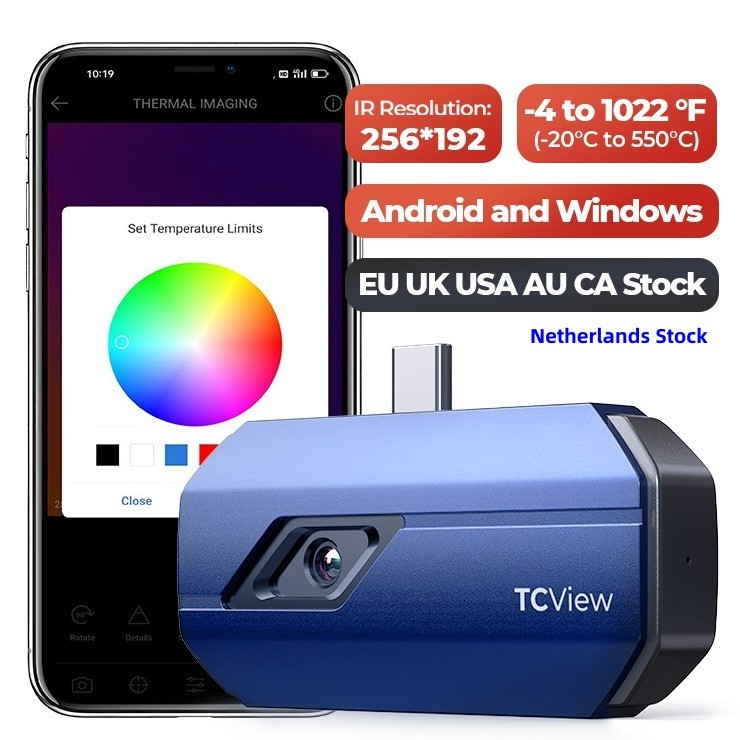 Topdon Tc001 Thermal Camera - TOPDONメーカーODM OEM TC001サーモグラフィイメージングミニスマートアンドロイド携帯電話IR赤外線サーマルイメージャーサーマルカメラ