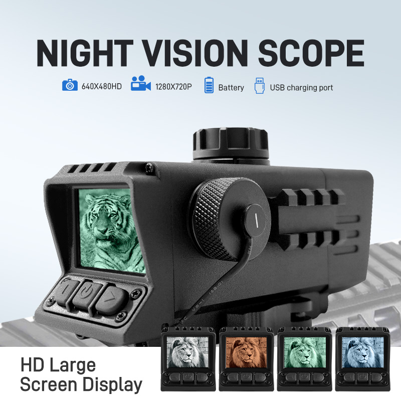 Hunting Thermal Imaging Scope - 3.5倍32mmデジタル暗視スコープ（ビデオ録画機能付き） | BDC測距 | 7つのレティクル |