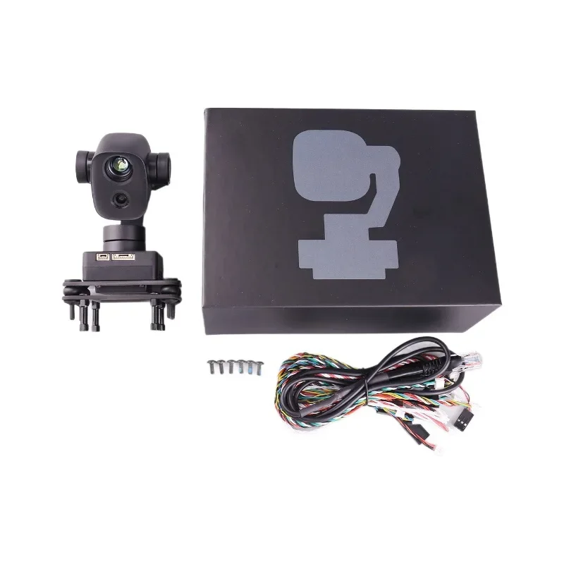 Thermal Imager Drone Gimbal - ZT6ドローンミニデュアルライトポッド熱画像温度測定4K可視光赤外線ジンバルカメラ