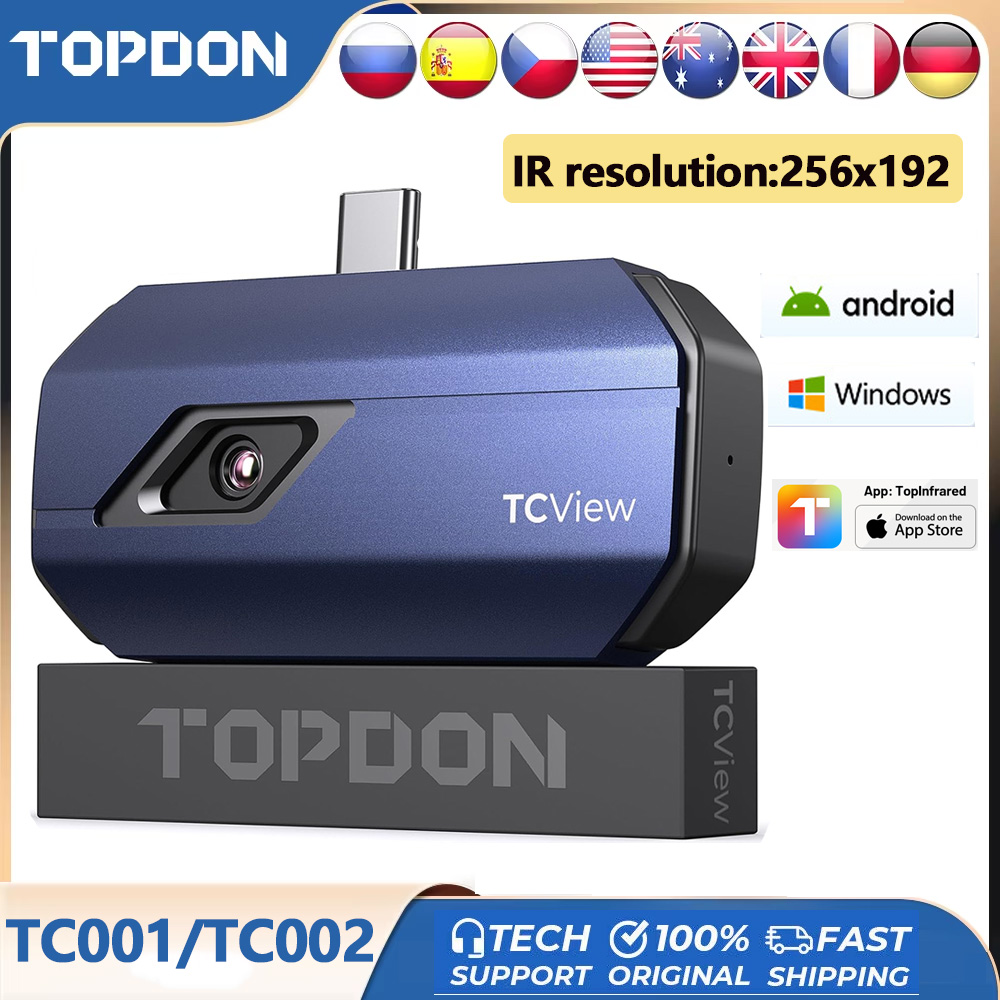 Topdon Tc001 Thermal Camera - TOPDON TC001/TC002/TC002C DUOサーマルカメラ 512*384スーパー解像度 256*192 IR解像度