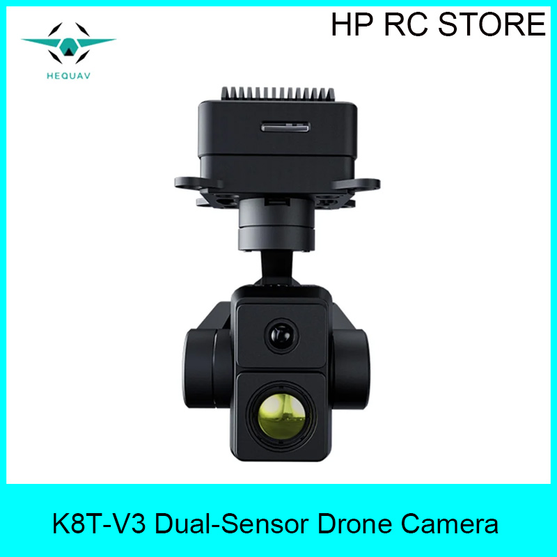 HEQUAV K8T-V3 デュアルセンサー搭載ドローンカメ - Thermal Imager Drone Gimbal のレビューと価格