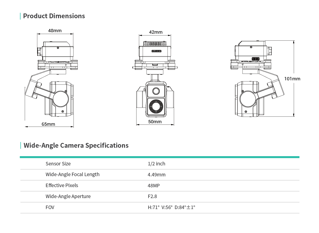 HEQUAV K8T-V3 デュアルセンサー搭載ドローンカメ - Thermal Imager Drone Gimbal のレビューと価格
