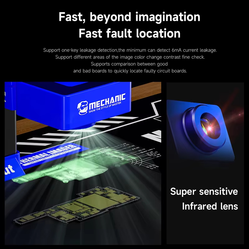 メカニックiScout 3Dサーマルイメージングアナライザー - Thermal Imager Pcb Repair のレビューと価格