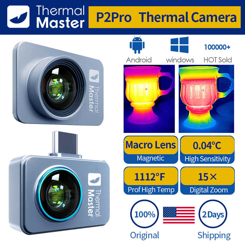 P2//P2Pro サーマルイメージャー 15倍ズーム赤外線 - Infiray P2 Pro Macro Lens のレビューと価格