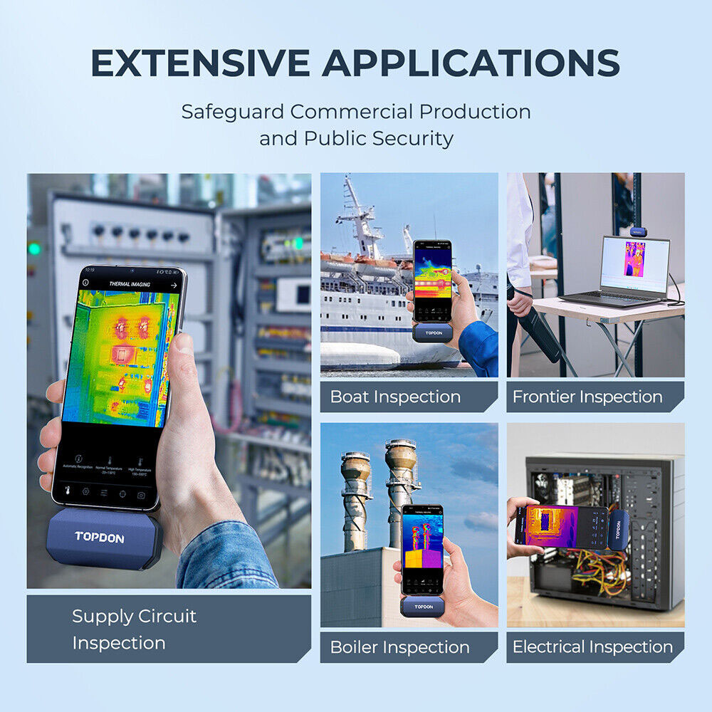 Topdon-サーマルカメラc001,画像256x192,高 - Topdon Tc001 Thermal Camera のレビューと価格