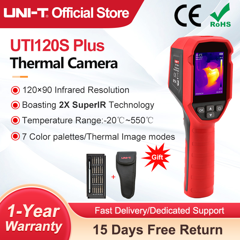 UNI-T サーマルイメージングカメラ UTI120S+ 1 - Nf 521 Thermal Imaging Camera のレビューと価格