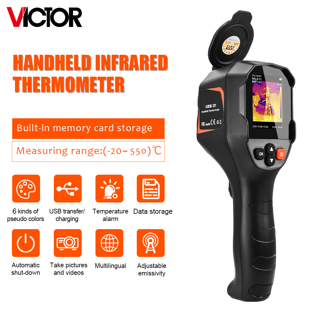 VICTOR 31 ハンドヘルド赤外線サーマルイメージャーカ - Nf 521 Thermal Imaging Camera のレビューと価格