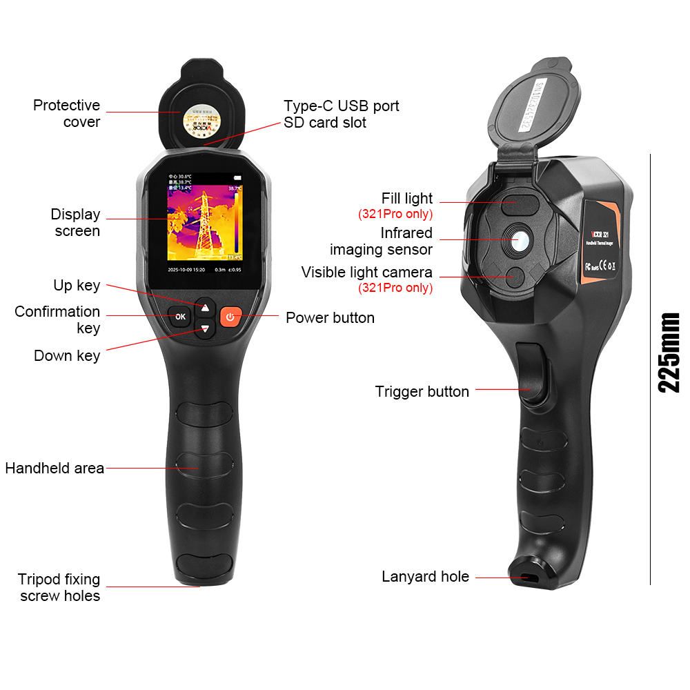 VICTOR サーマルイメージャー TISR 240x240 - Nf 521 Thermal Imaging Camera のレビューと価格