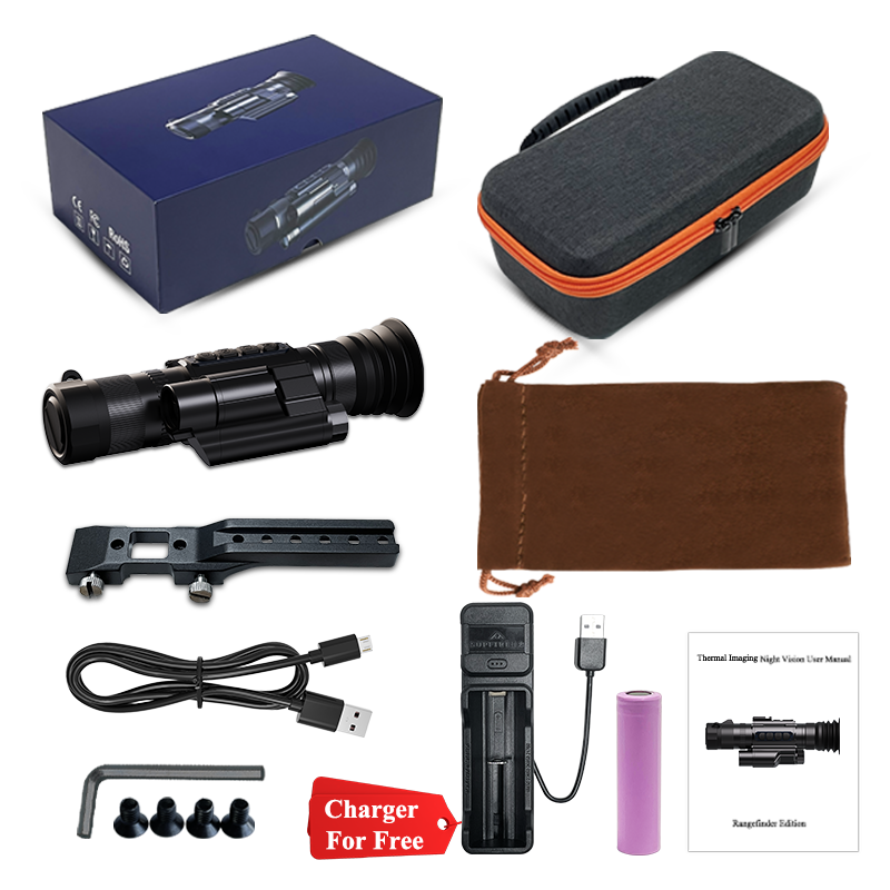 狩猟用サーマルナイトビジョンスコープ、8倍ズーム、384x2 - Thermal Scope Night Vision Monocular のレビューと価格