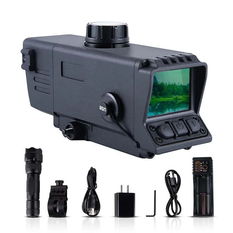 3.5倍32mmデジタル暗視スコープ（ビデオ録画機能付き）  - Hunting Thermal Imaging Scope のレビューと価格