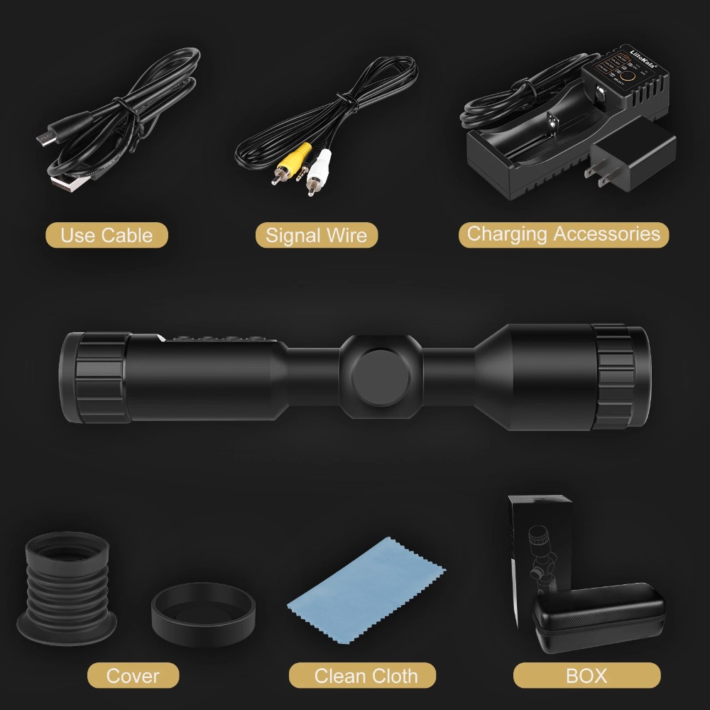 2x-5x TGS300 1024x768 2-5倍多言語対 - Thermal Scope Night Vision Monocular のレビューと価格