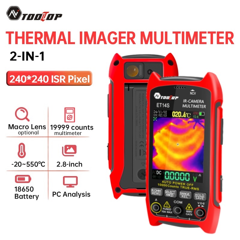 TOOLTOP ET14S ポータブルサーマルイメージングカ - Nf 521 Thermal Imaging Camera のレビューと価格