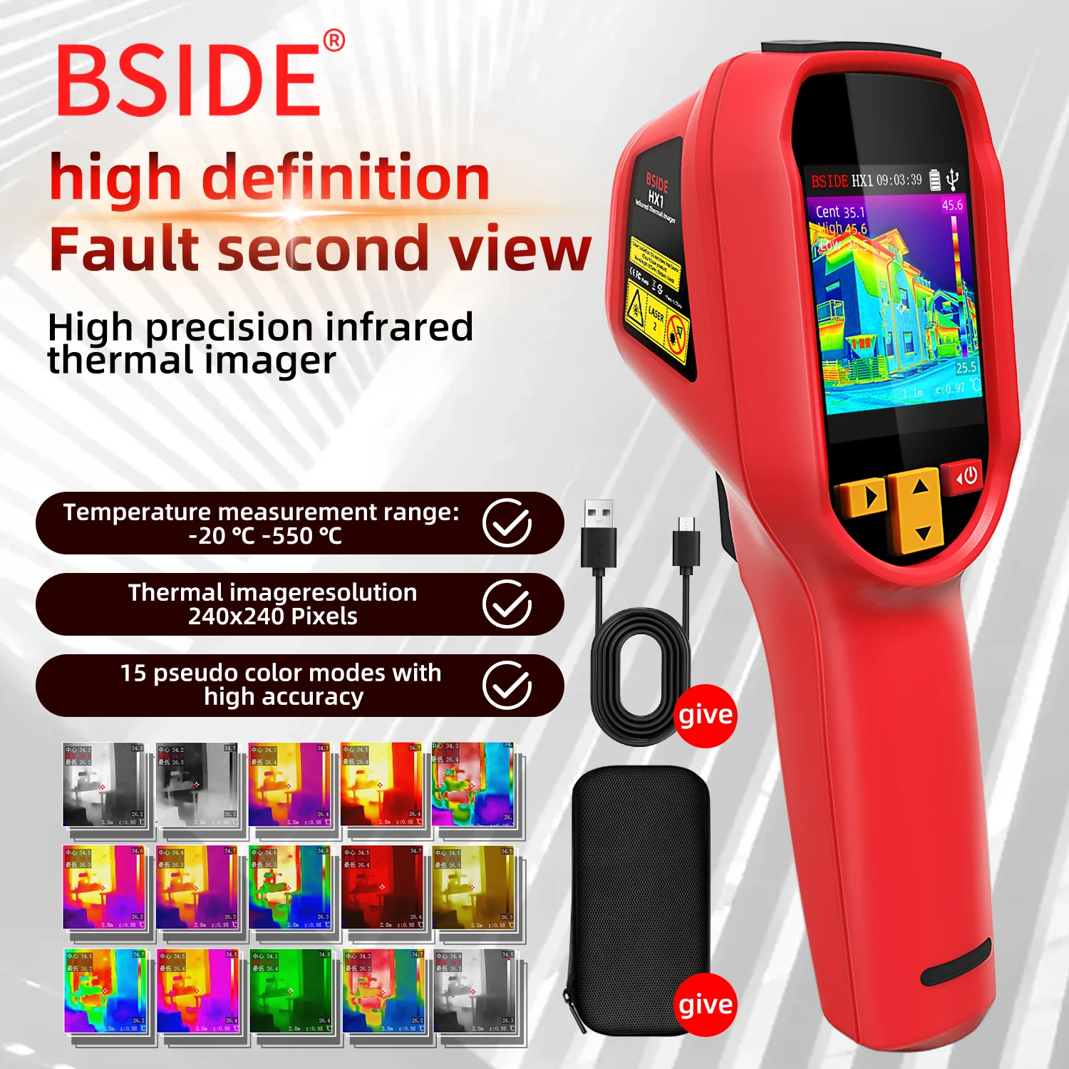 BSIDE HX1 240X240 サーマルイメージャー赤外 - Thermal Imager Pcb Repair のレビューと価格
