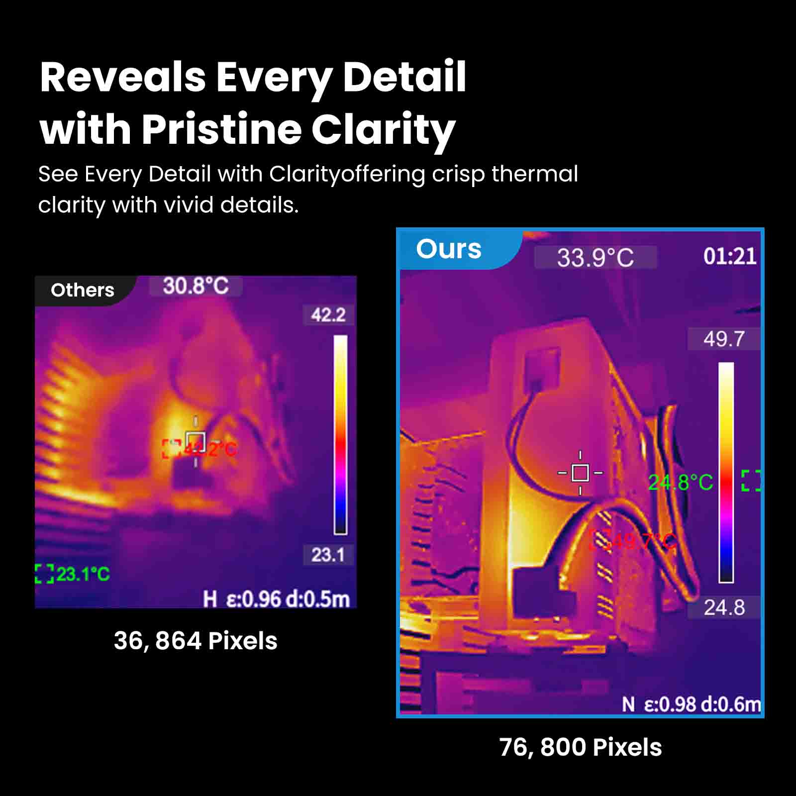 MILESEEY TR256E /B アップグレード版サーマ - Nf 521 Thermal Imaging Camera のレビューと価格