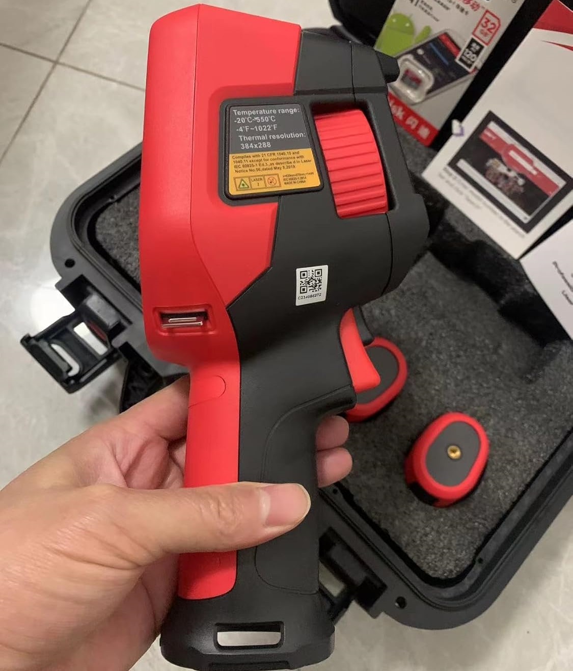 UNI-T UTi384G プロフェッショナルサーマルカメラ - Thermal Camera Type C 384X288 のレビューと価格